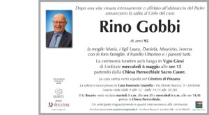 Annuncio funebre - Rino Gobbi
